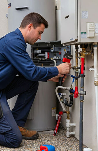 Plumber Tightening Connections